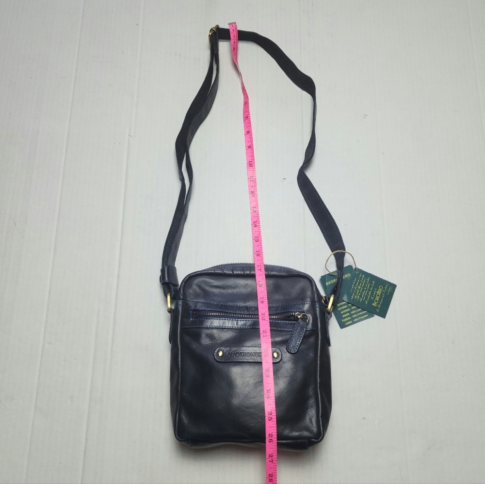 NWT! Italian Leather Crossbody Purse Bag Pocketbook - Picture 6 of 10